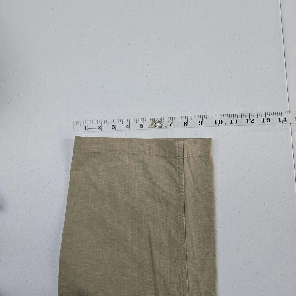 The North Face Mens Khaki Cargo Pants Zip Fly Button Closure‎ Outdoor Size 36